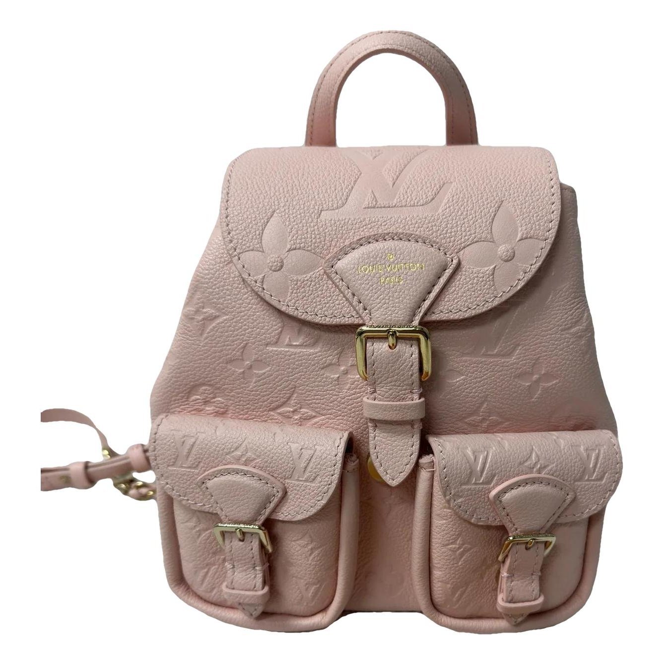 Leather backpack