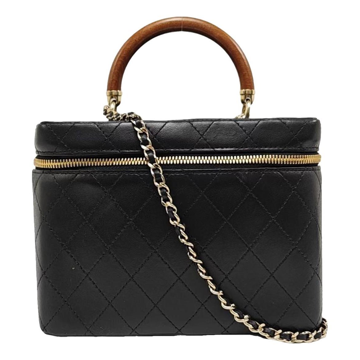 Trendy CC Vanity leather handbag