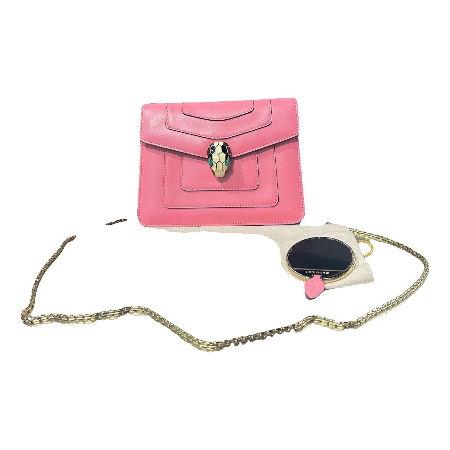 Serpenti leather handbag