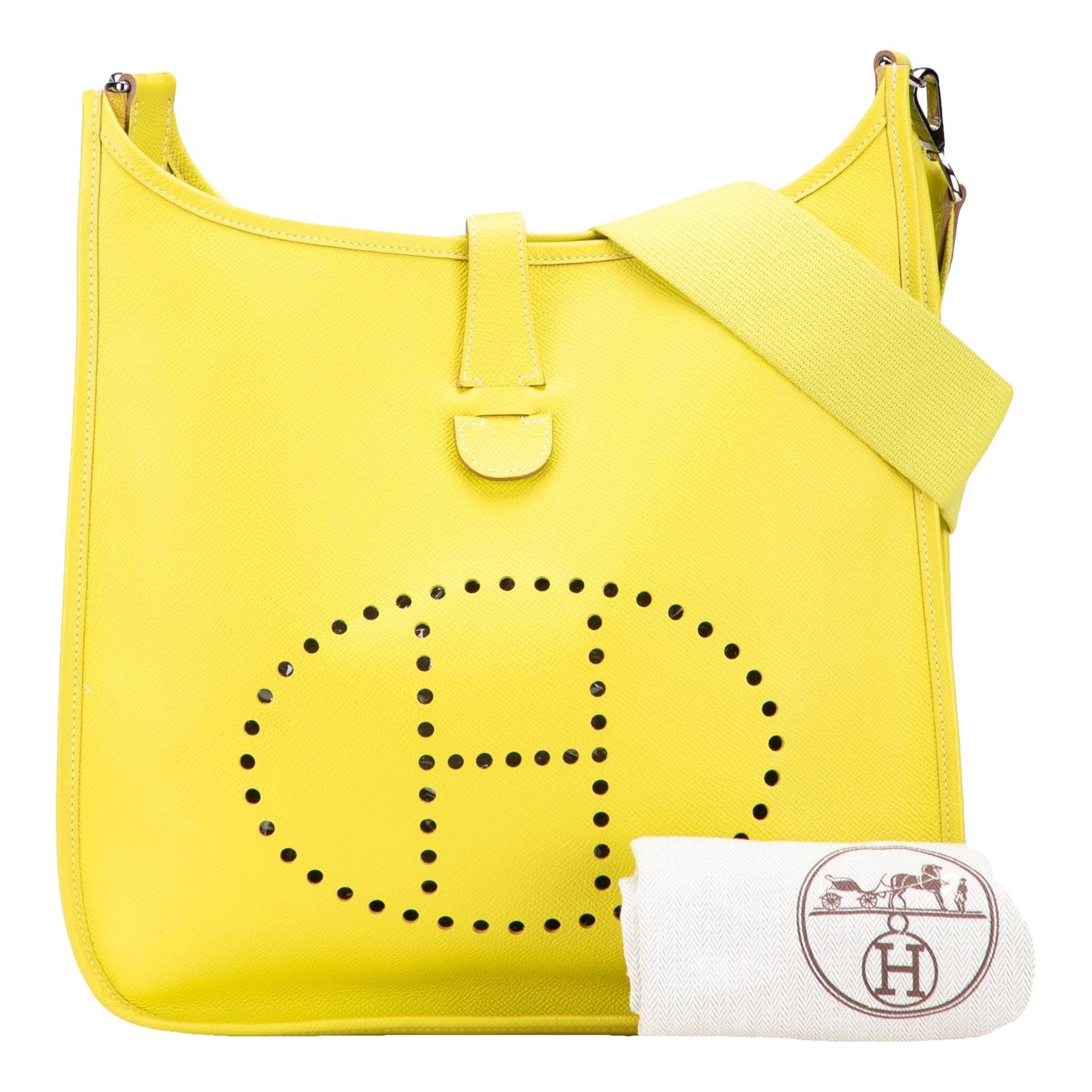 Hermes Evelyne leather crossbody bag