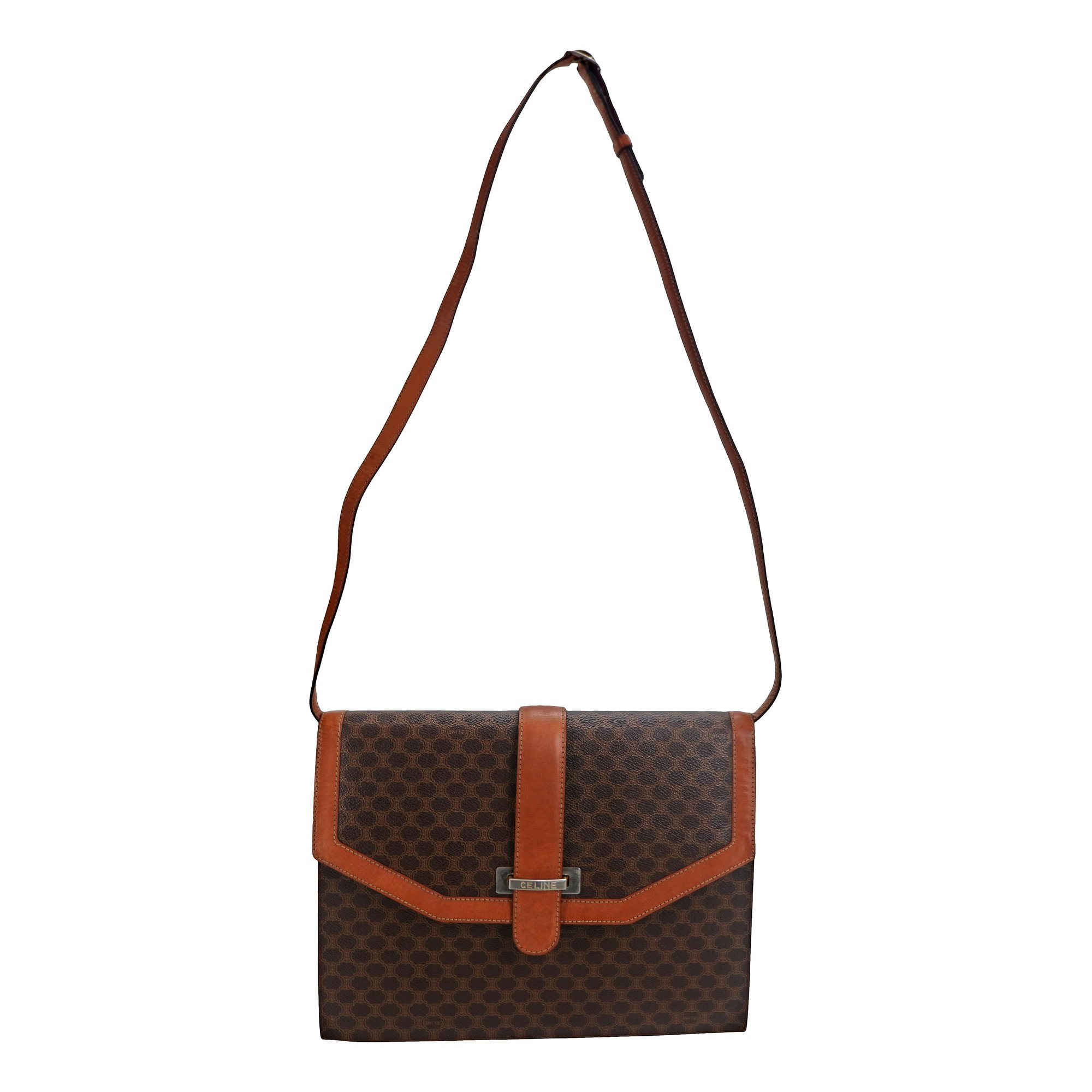 Triomphe leather crossbody bag