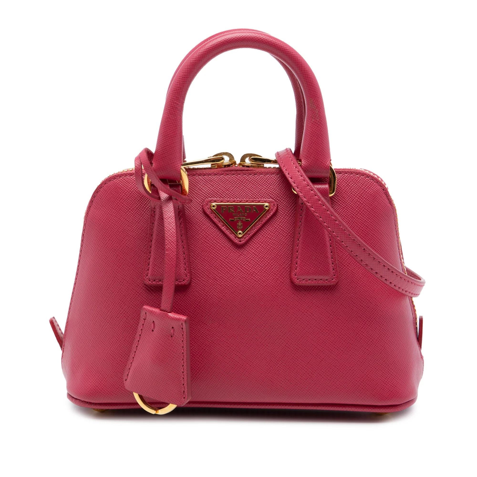 Promenade leather handbag