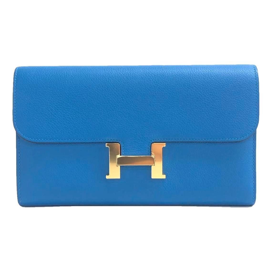 Constance leather clutch bag