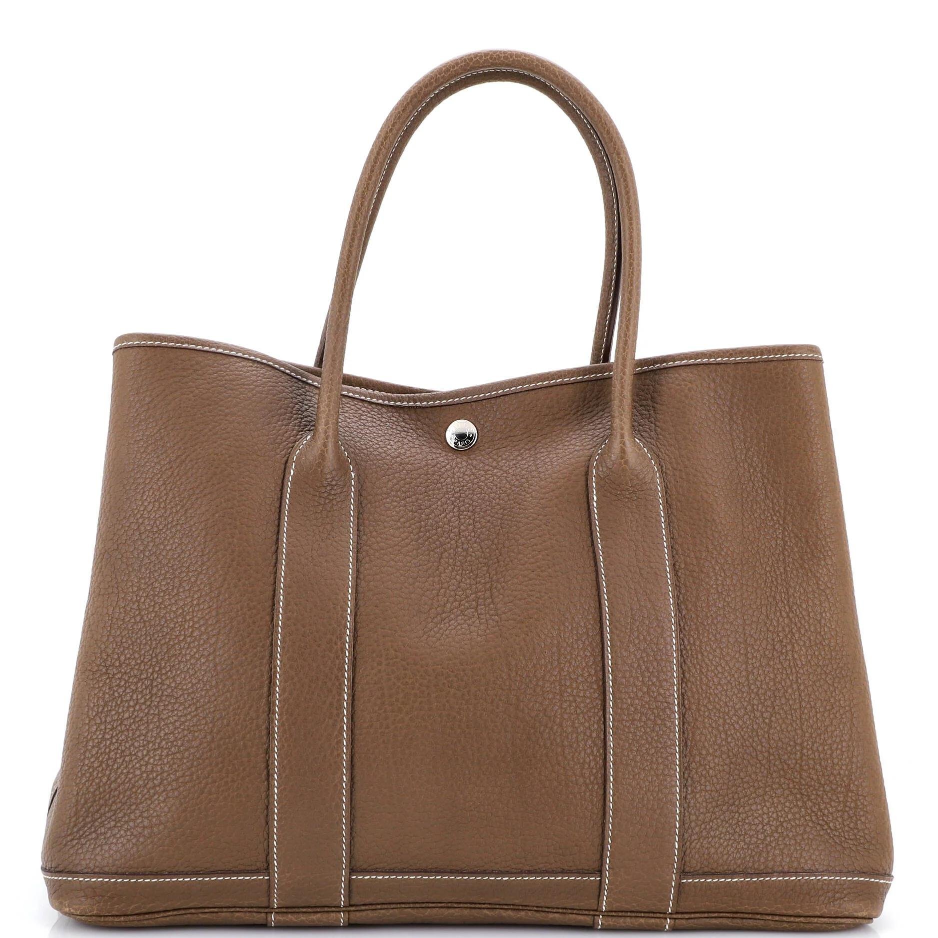 Leather tote