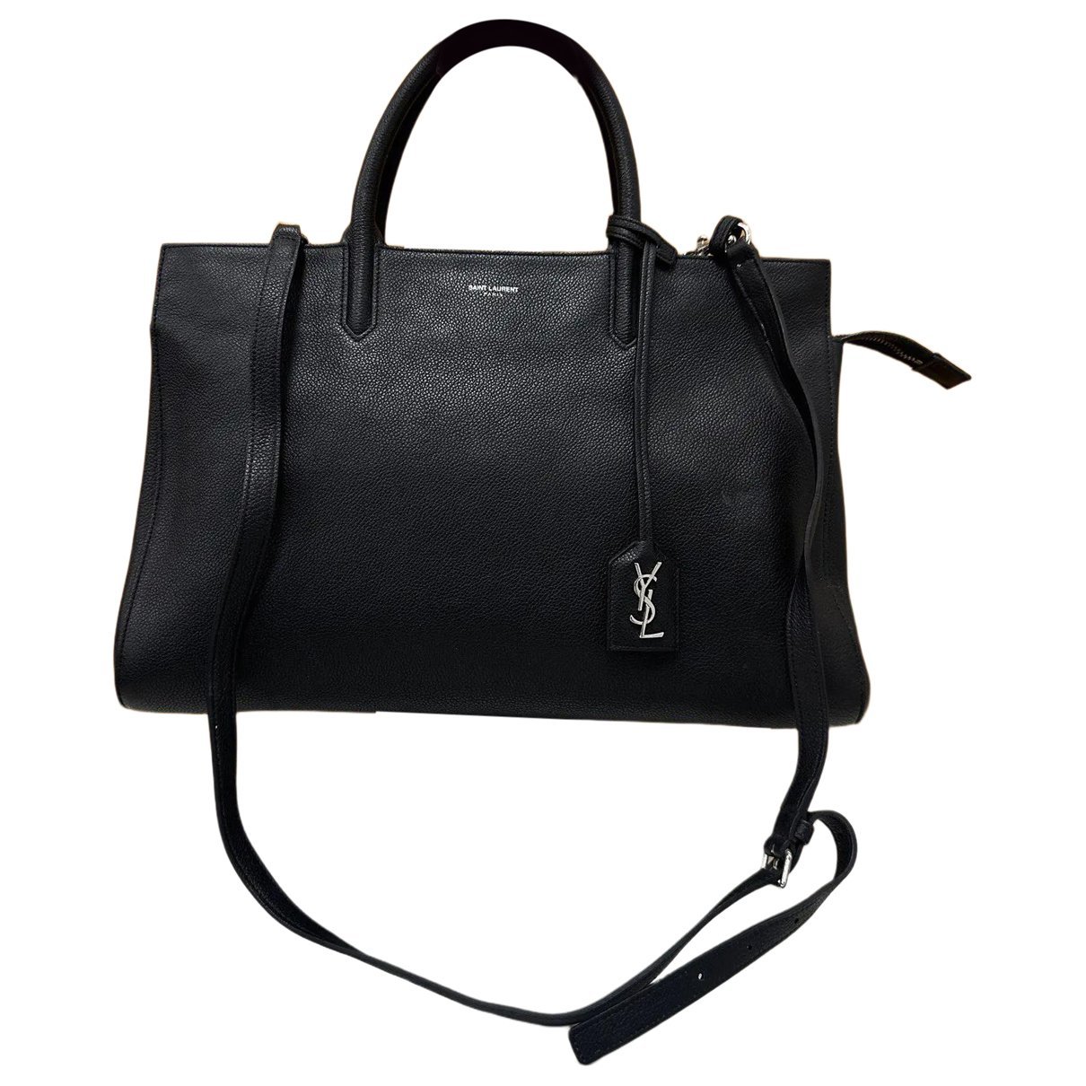 Cabas Rive Gauche leather crossbody bag