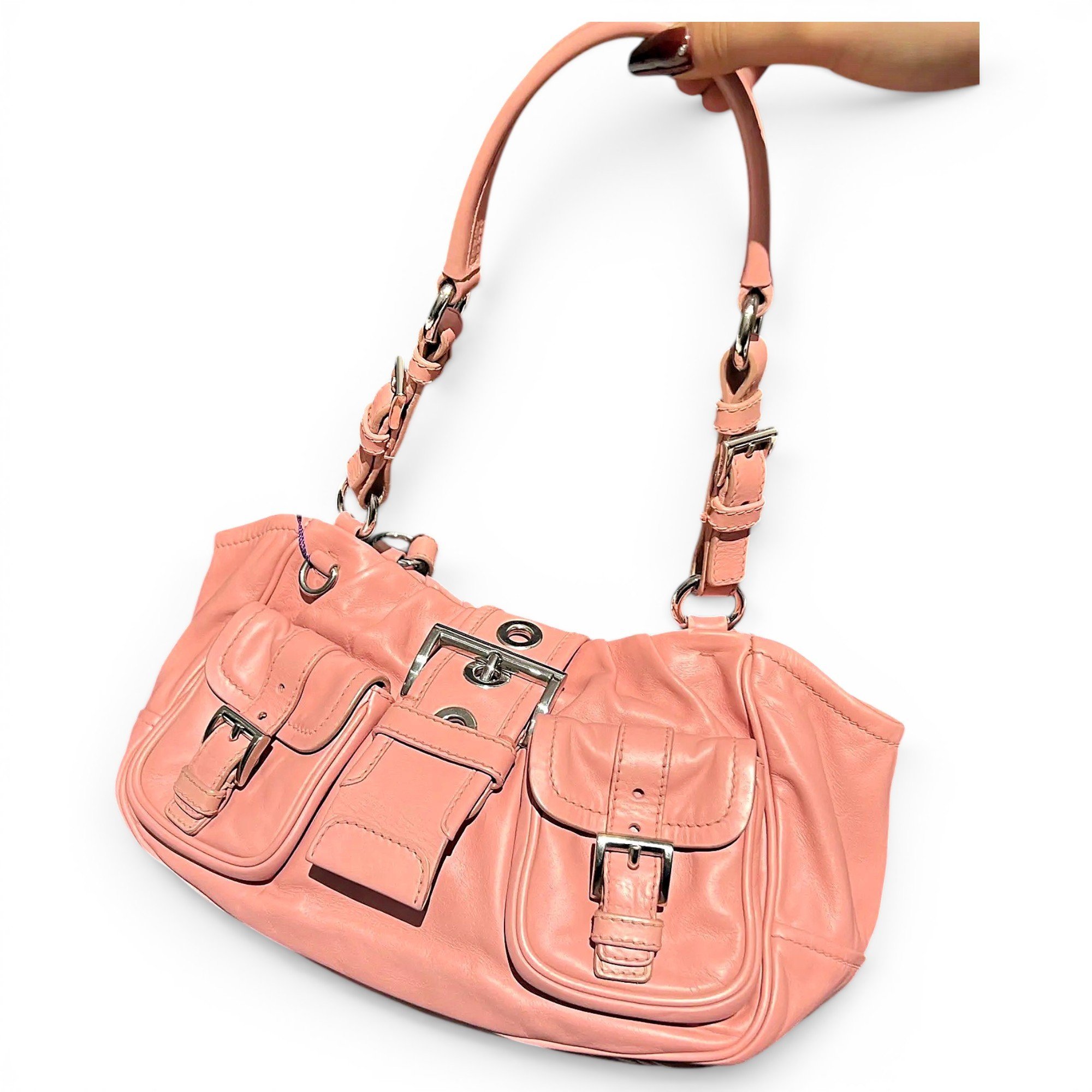 Leather handbag