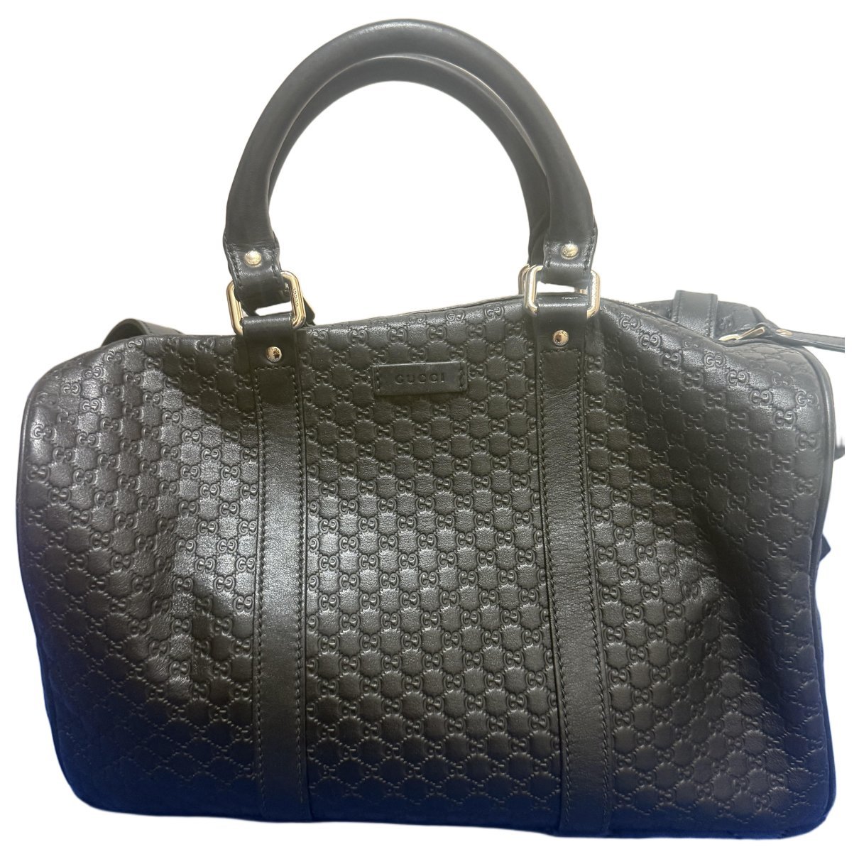 Boston leather tote