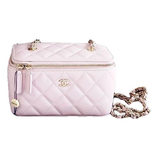 Trendy CC Vanity leather handbag