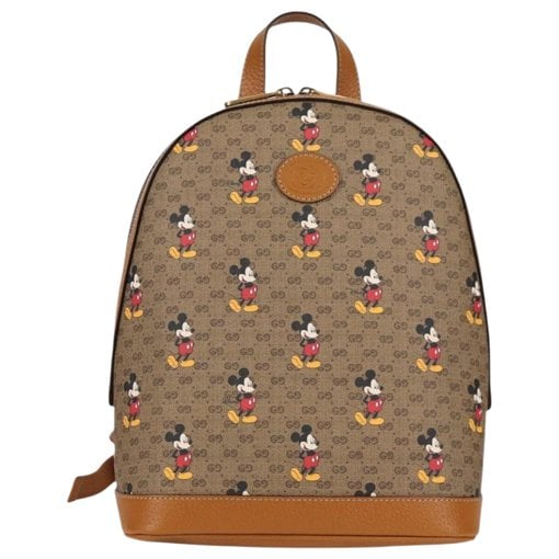 Leather backpack