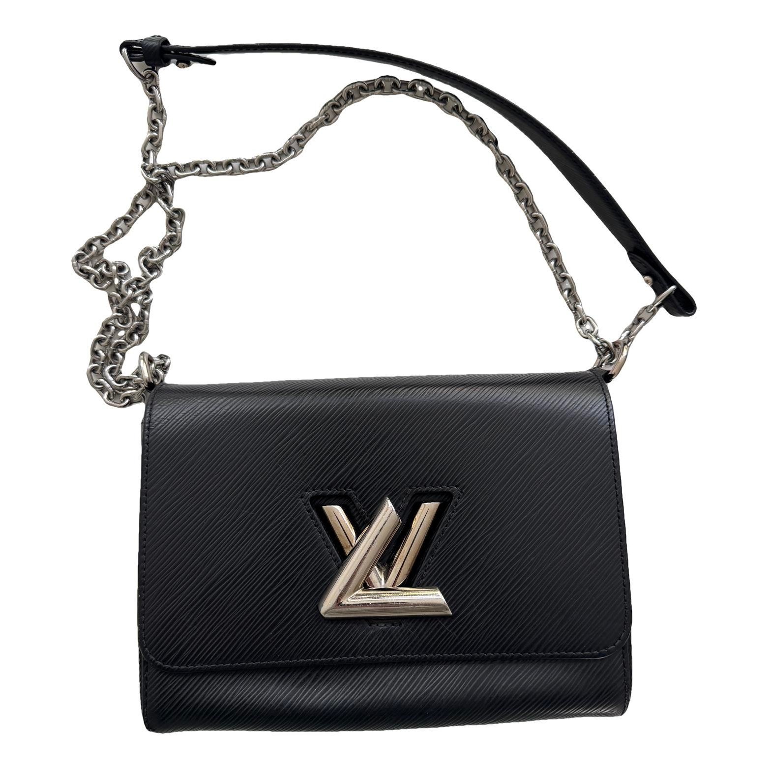 Twist leather crossbody bag