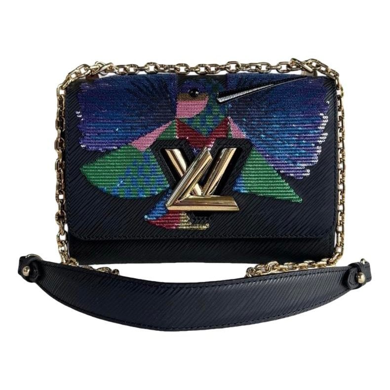 Twist leather crossbody bag