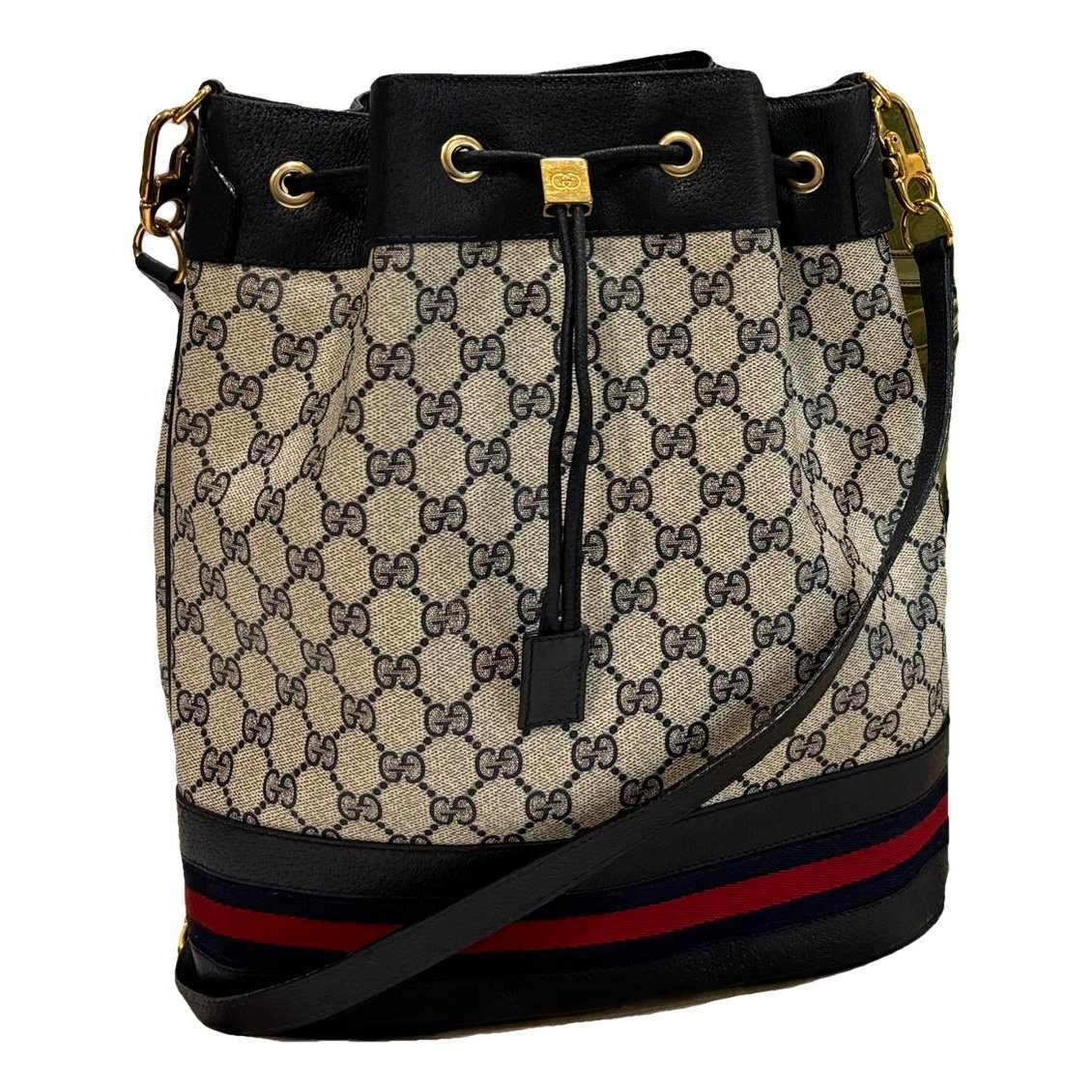 Ophidia Bucket leather crossbody bag