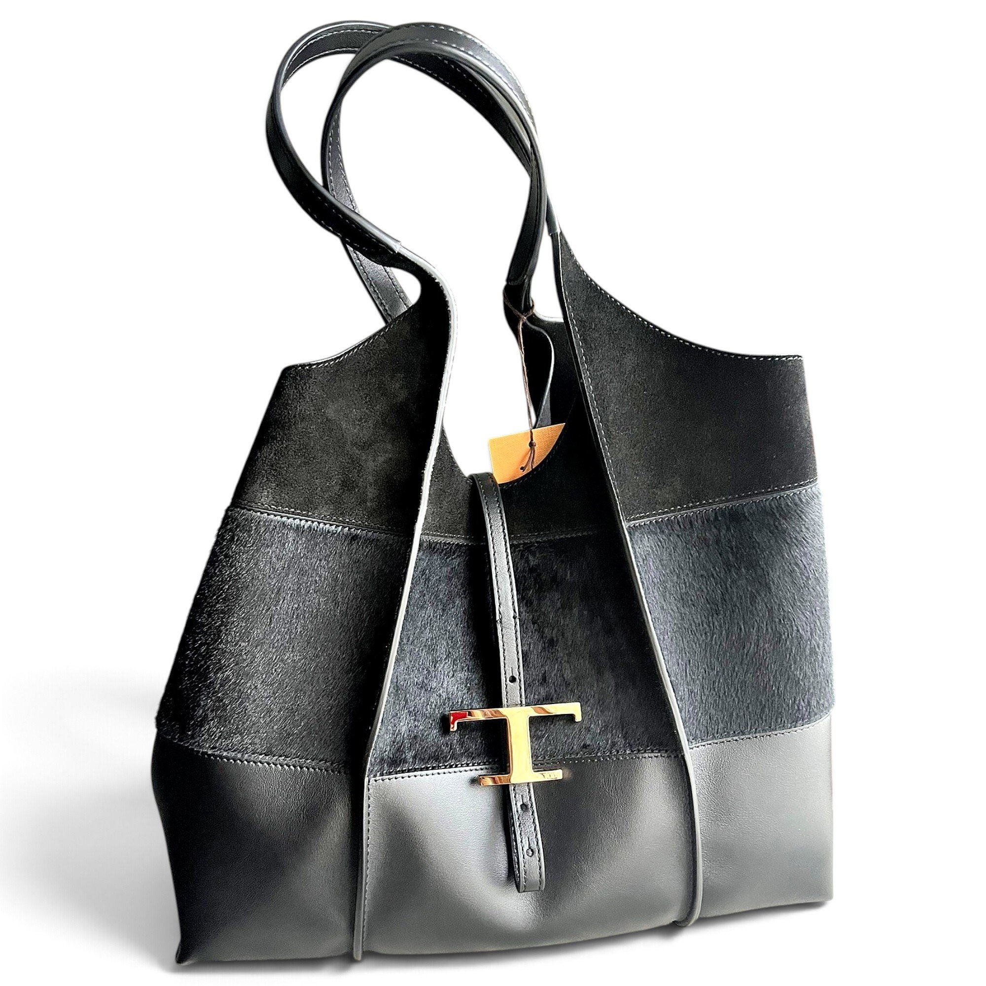 Leather tote