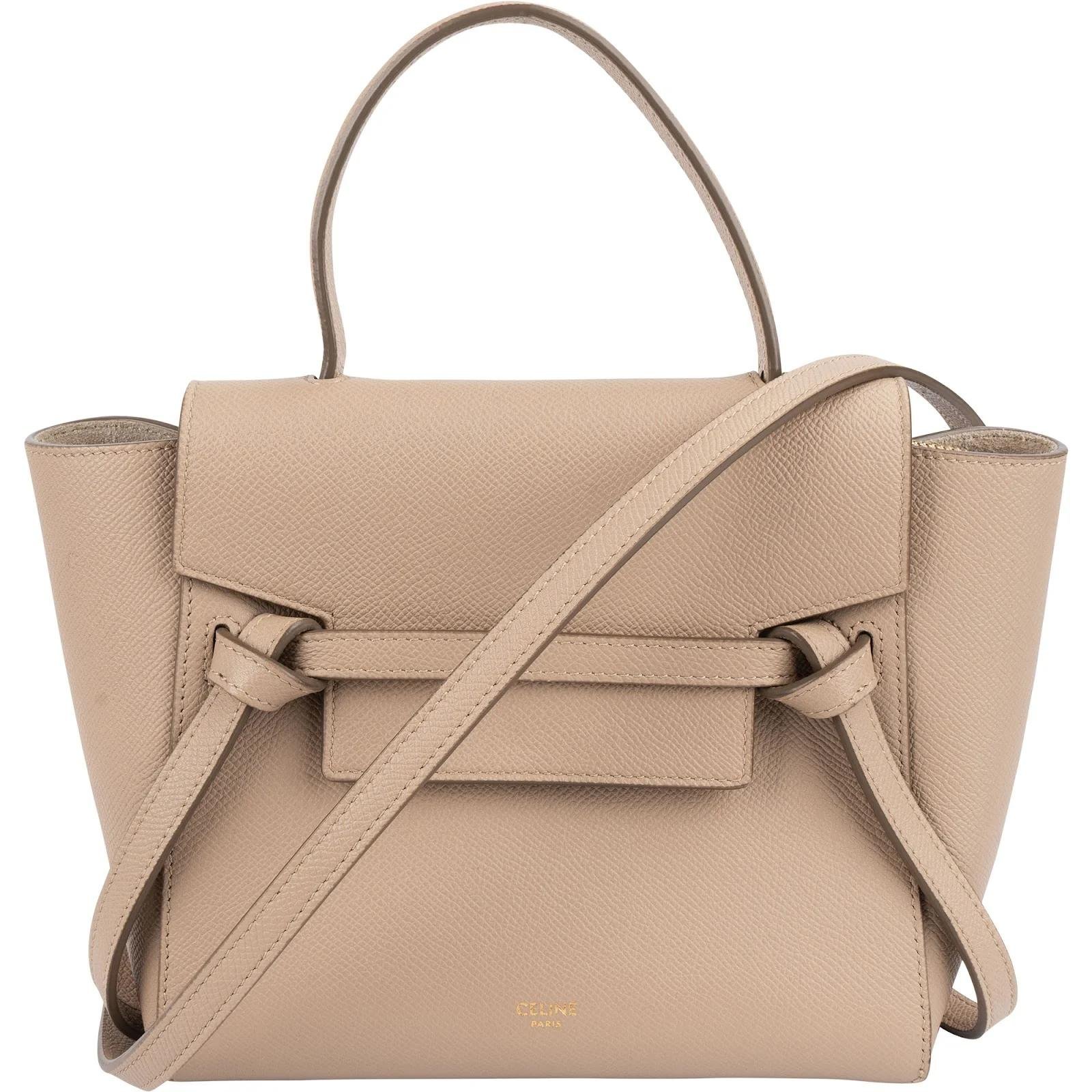 Belt leather handbag