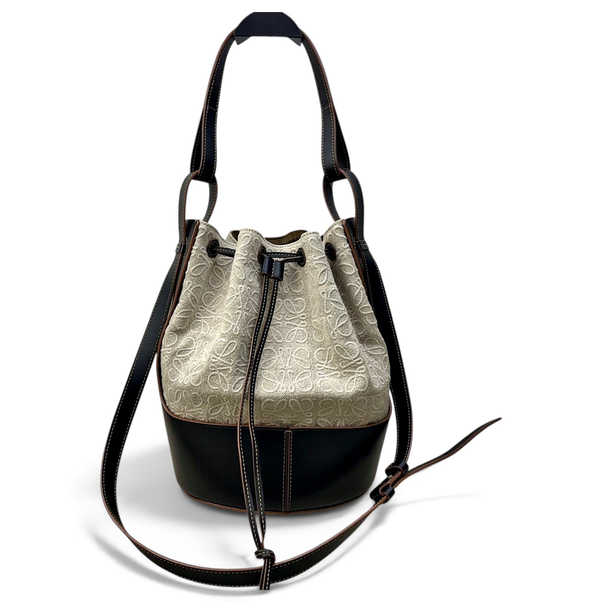 Balloon leather bag