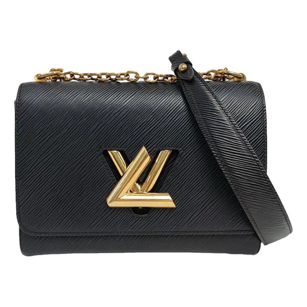 Twist leather crossbody bag