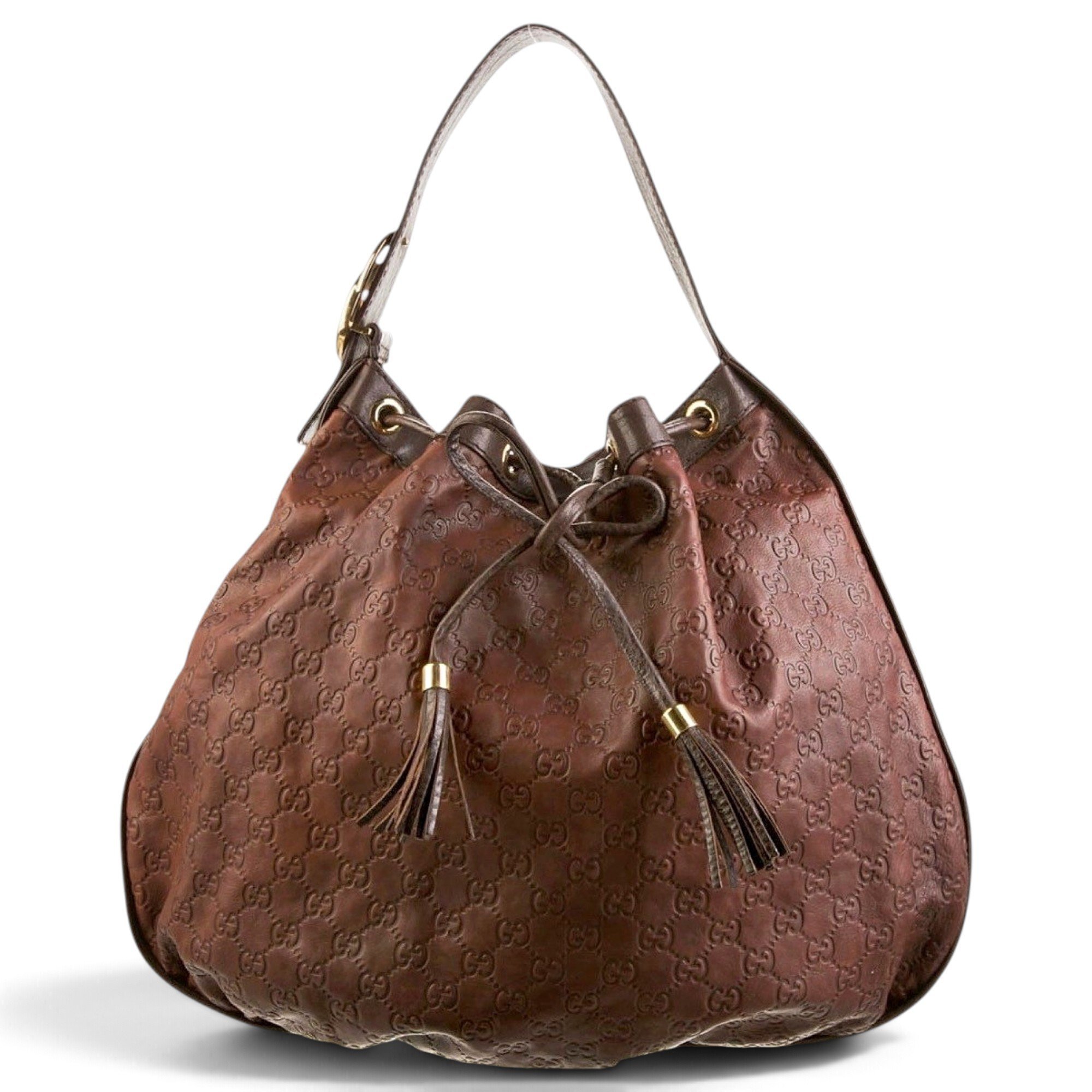 Hobo leather handbag
