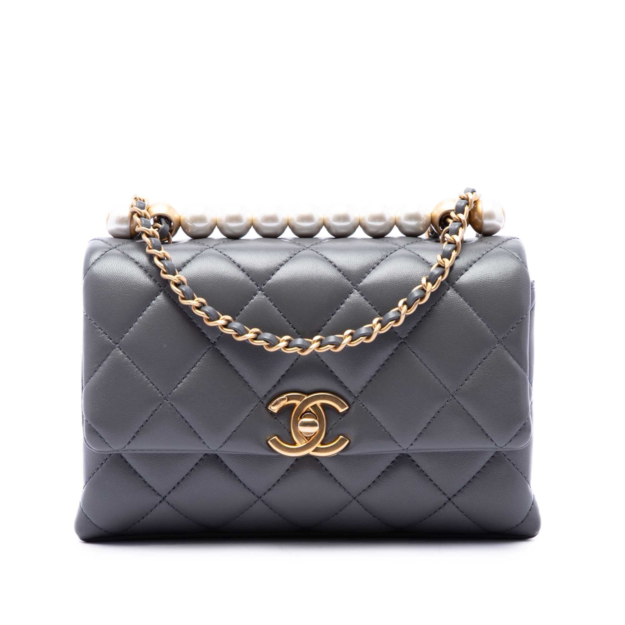 Pearl Bag pony-style calfskin handbag