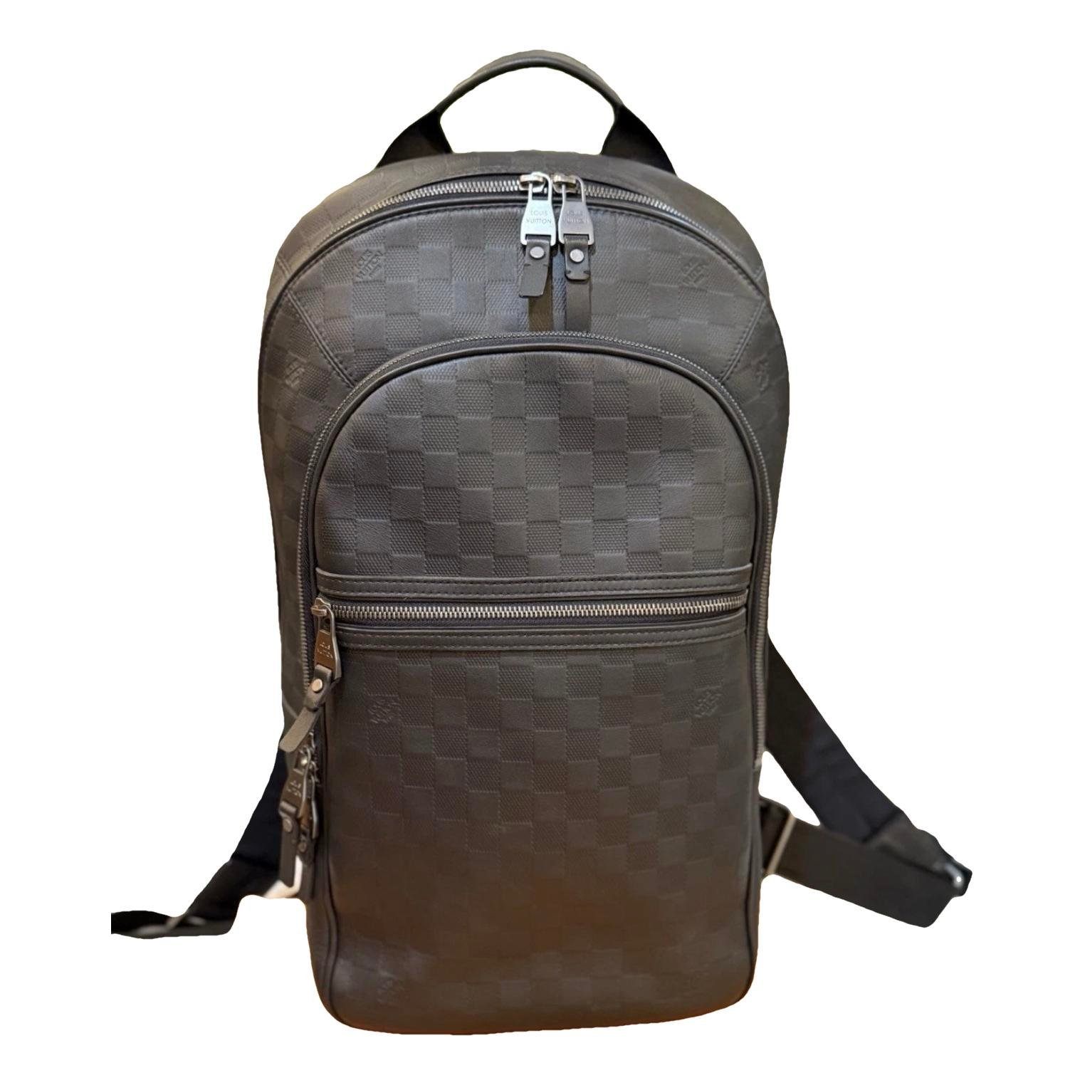 Leather backpack