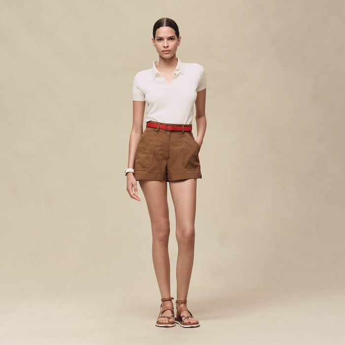 Blanc Naturel Short-sleeve Polo Shirt