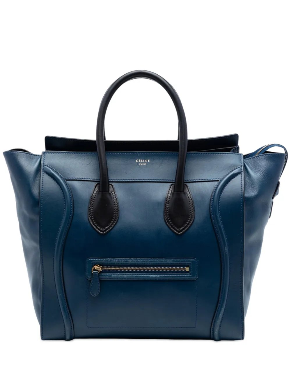 2013 Large Bicolor Leather Phantom Luggage tote bag