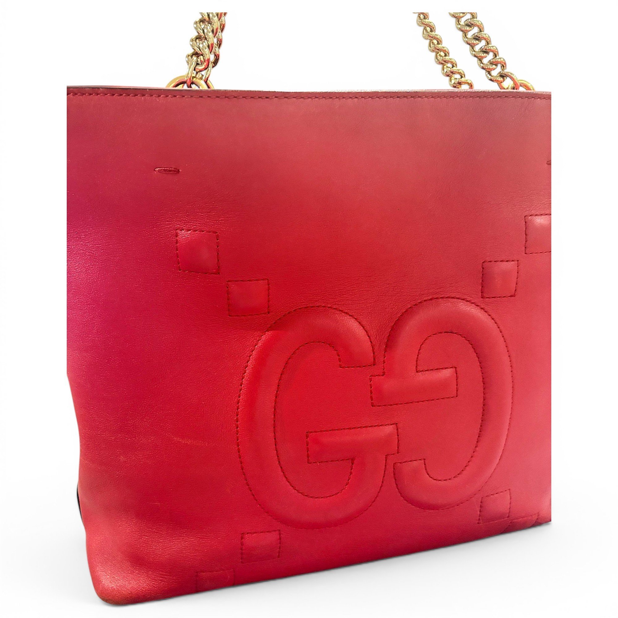 Leather tote