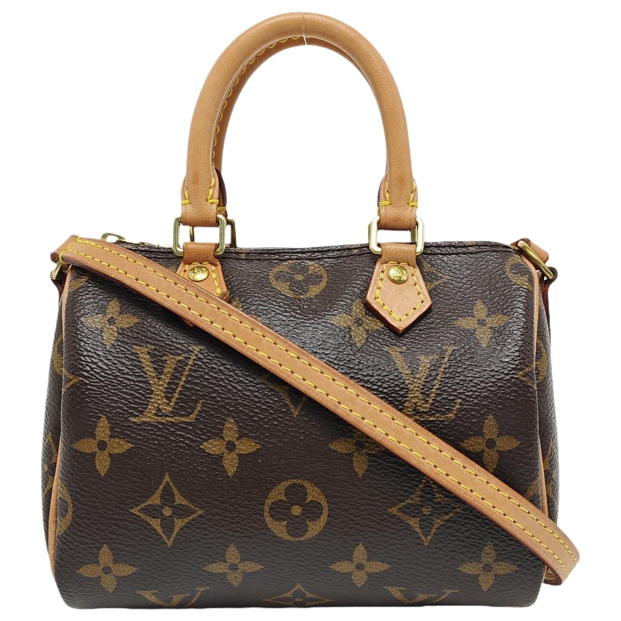 Nano Speedy / Mini HL leather handbag
