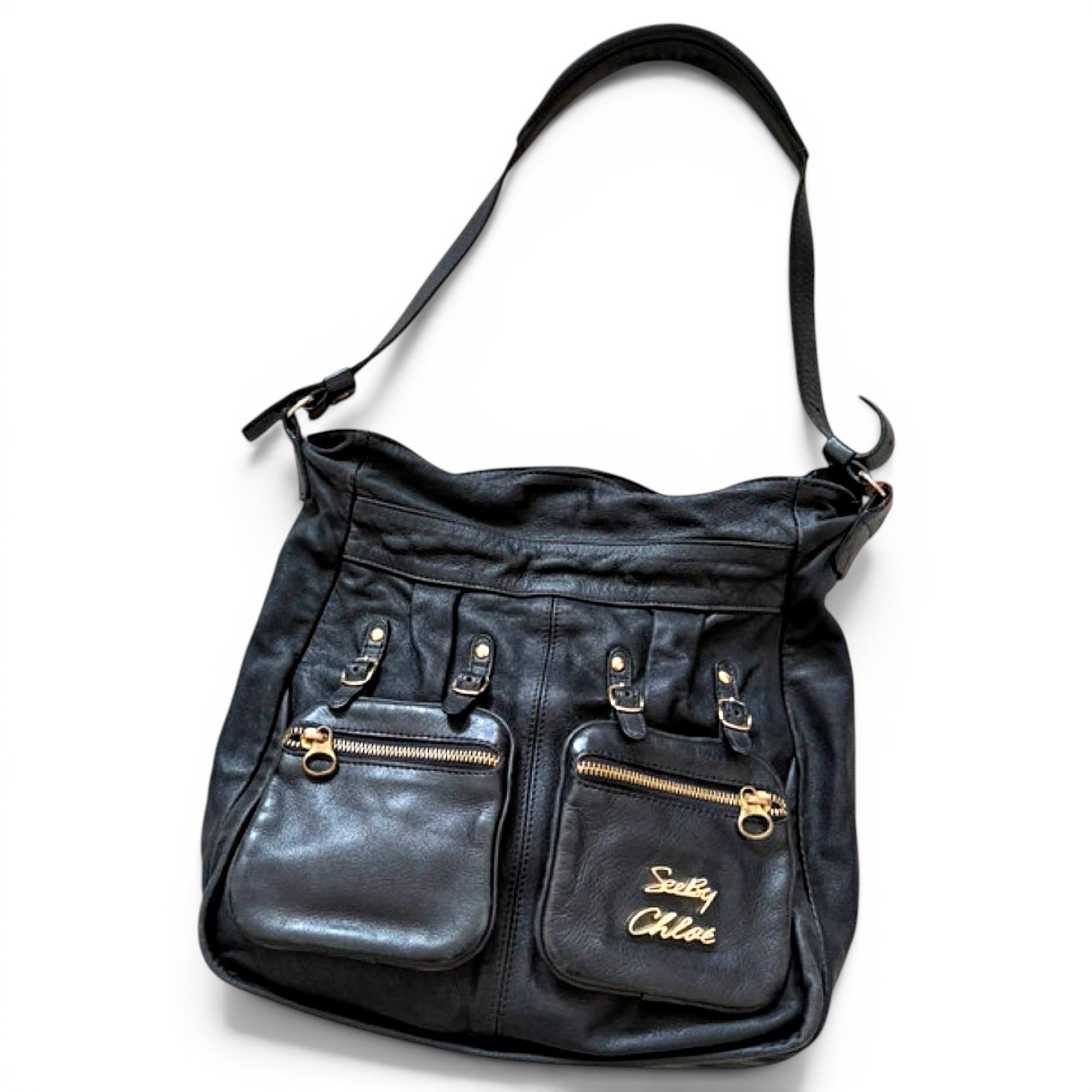 Leather handbag
