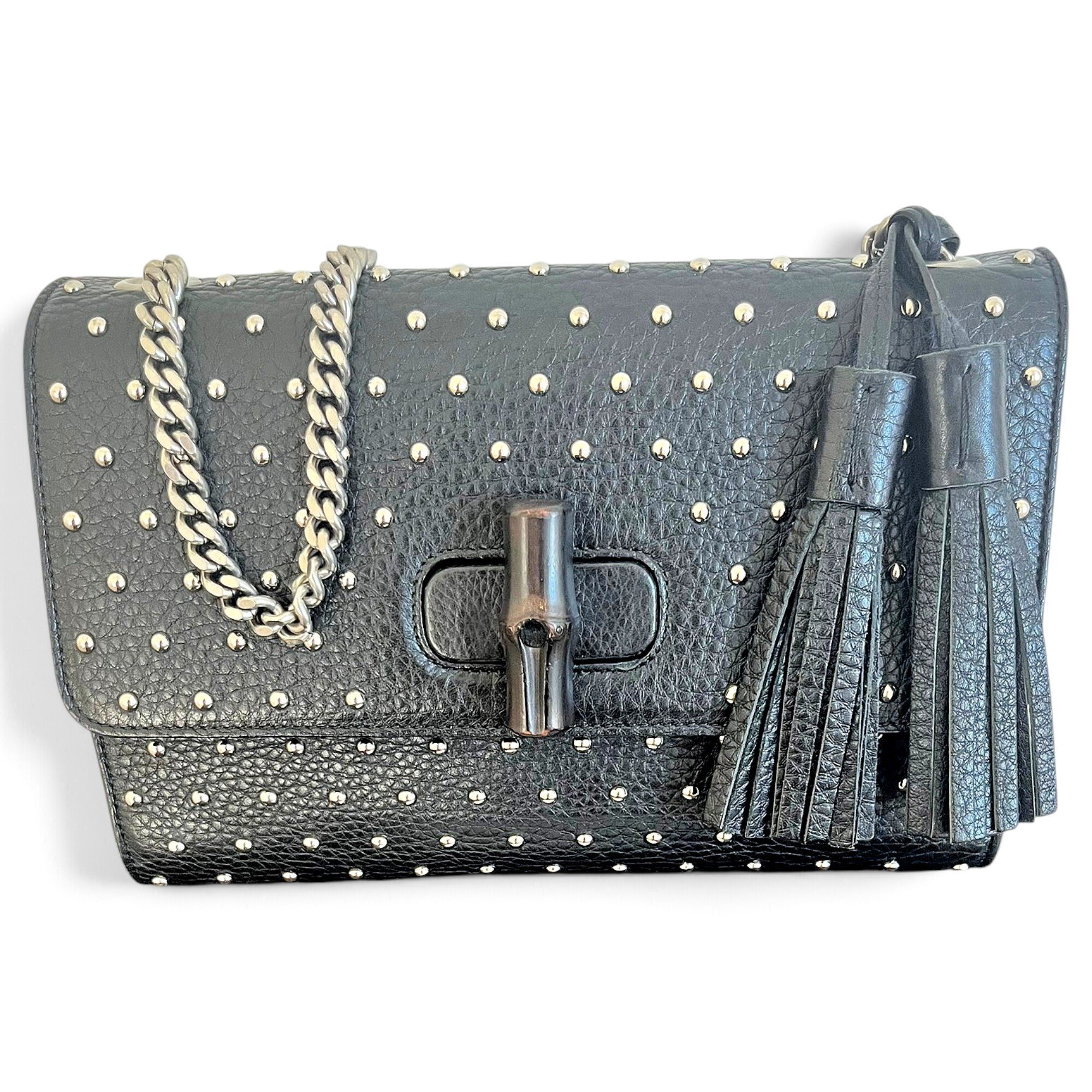 Miss Bamboo leather handbag