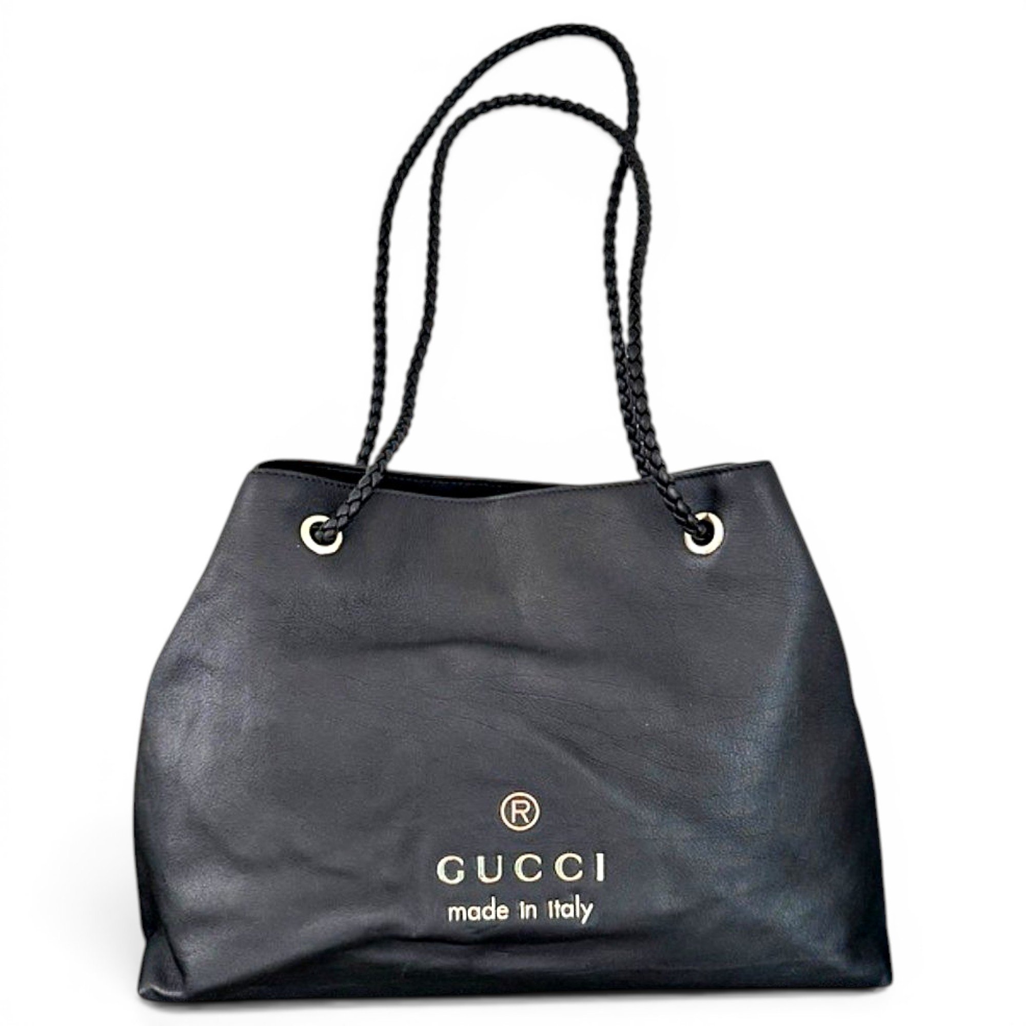 Leather tote
