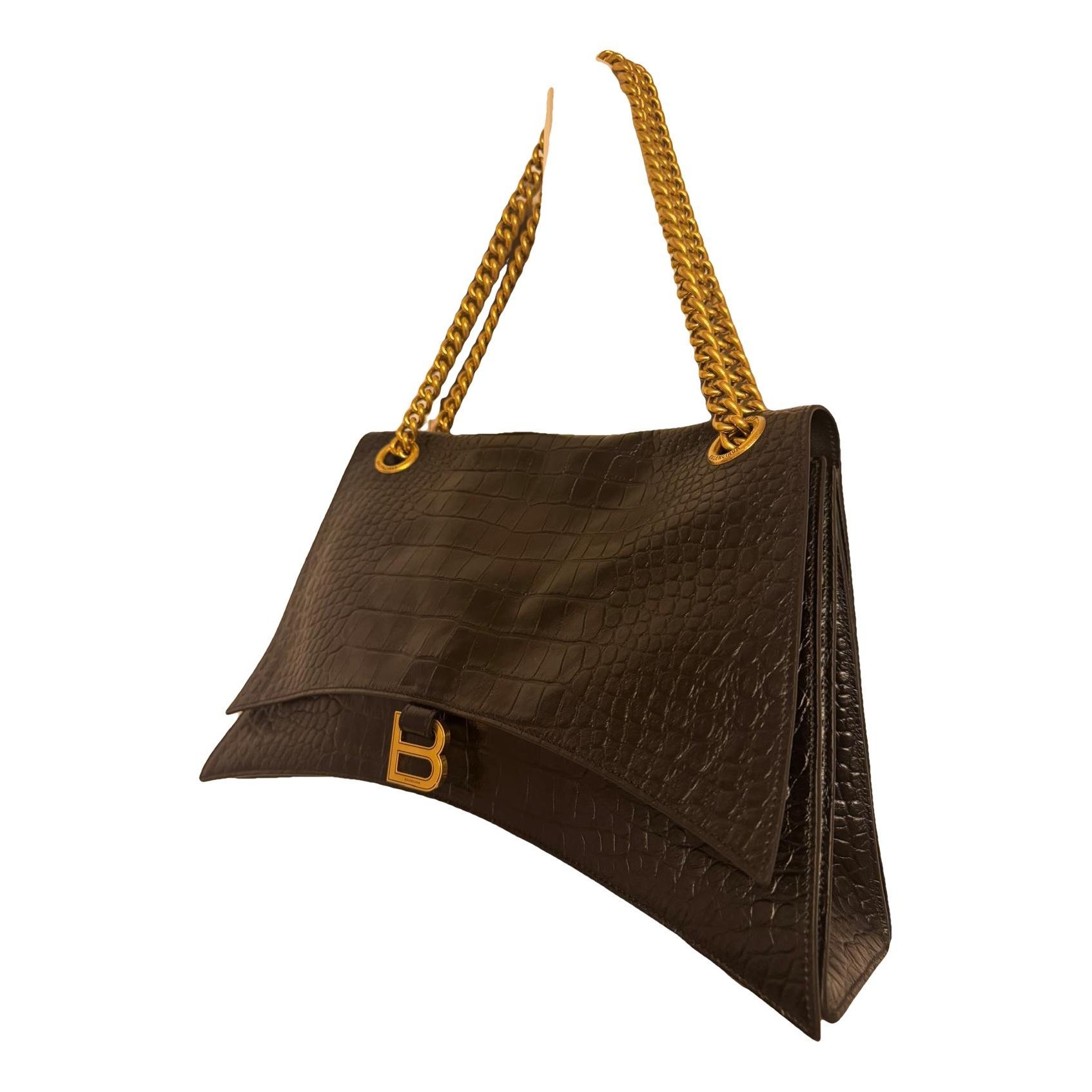 Balenciaga Crush leather crossbody bag