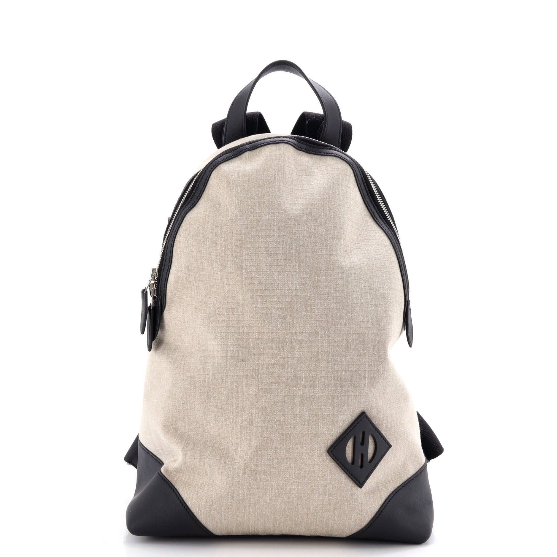 Leather backpack