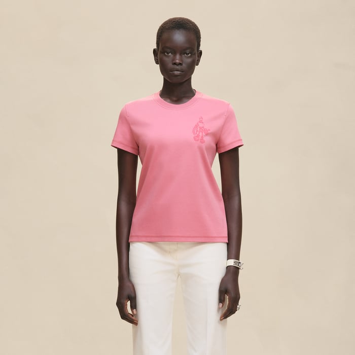 Rose Sorbet Printed Straight T-shirt