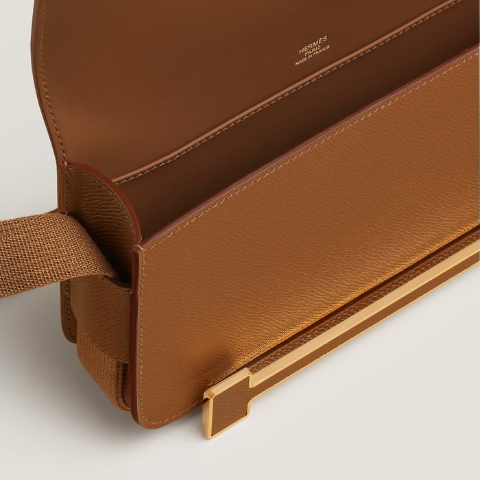 Gold Hermès Geta Slim Bag