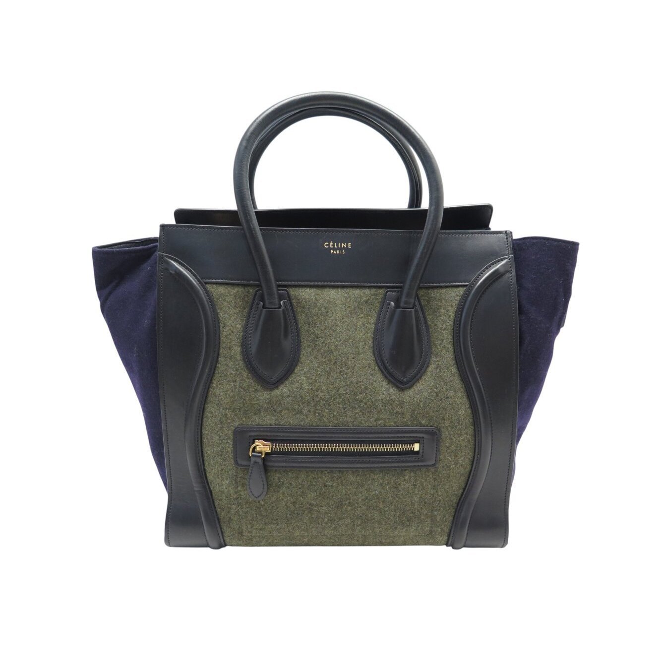 Luggage leather handbag