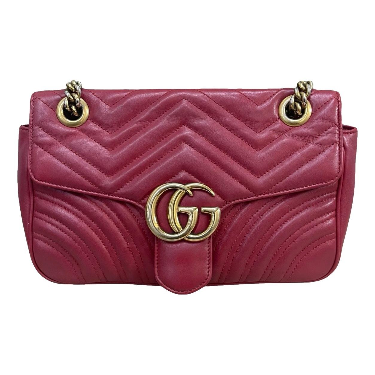 GG Marmont Flap leather crossbody bag