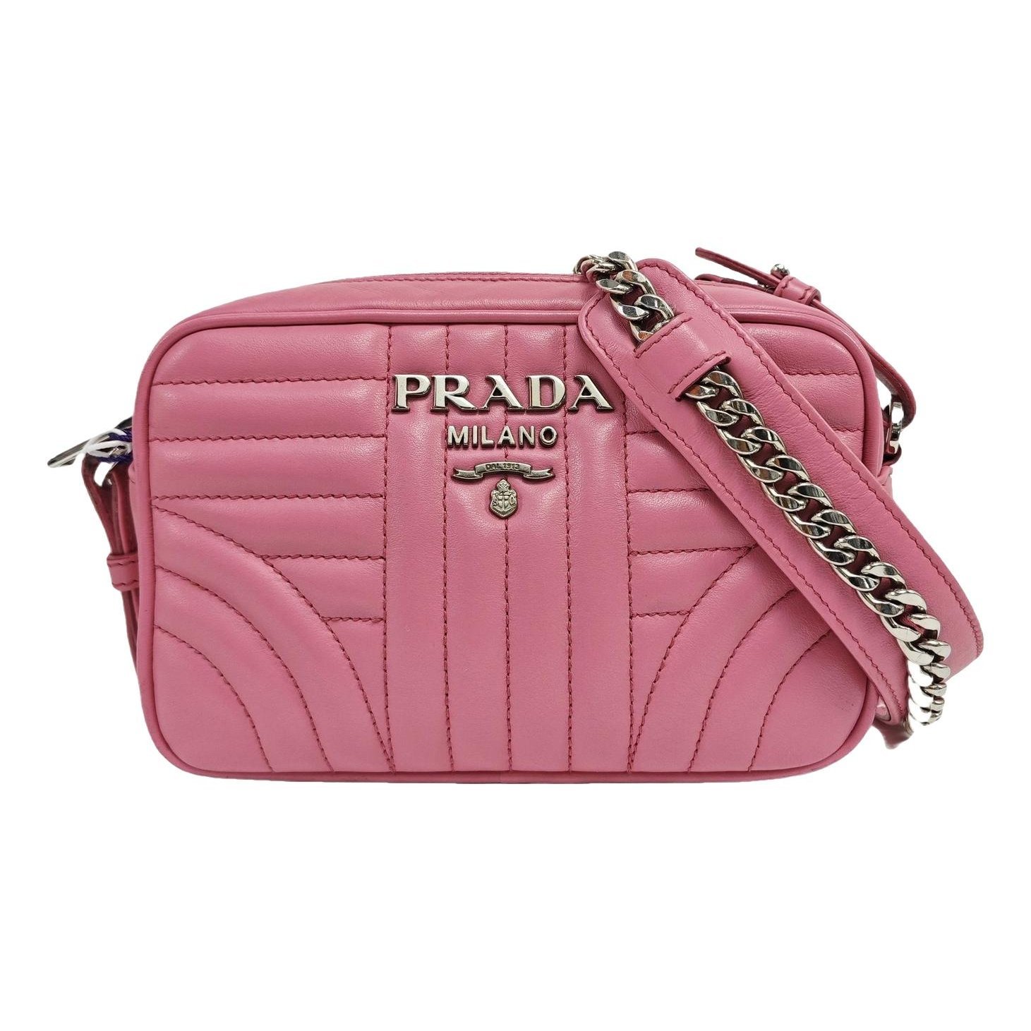 Diagramme leather handbag