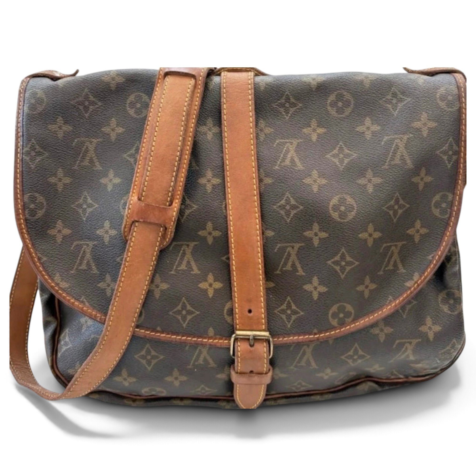 Saumur leather crossbody bag