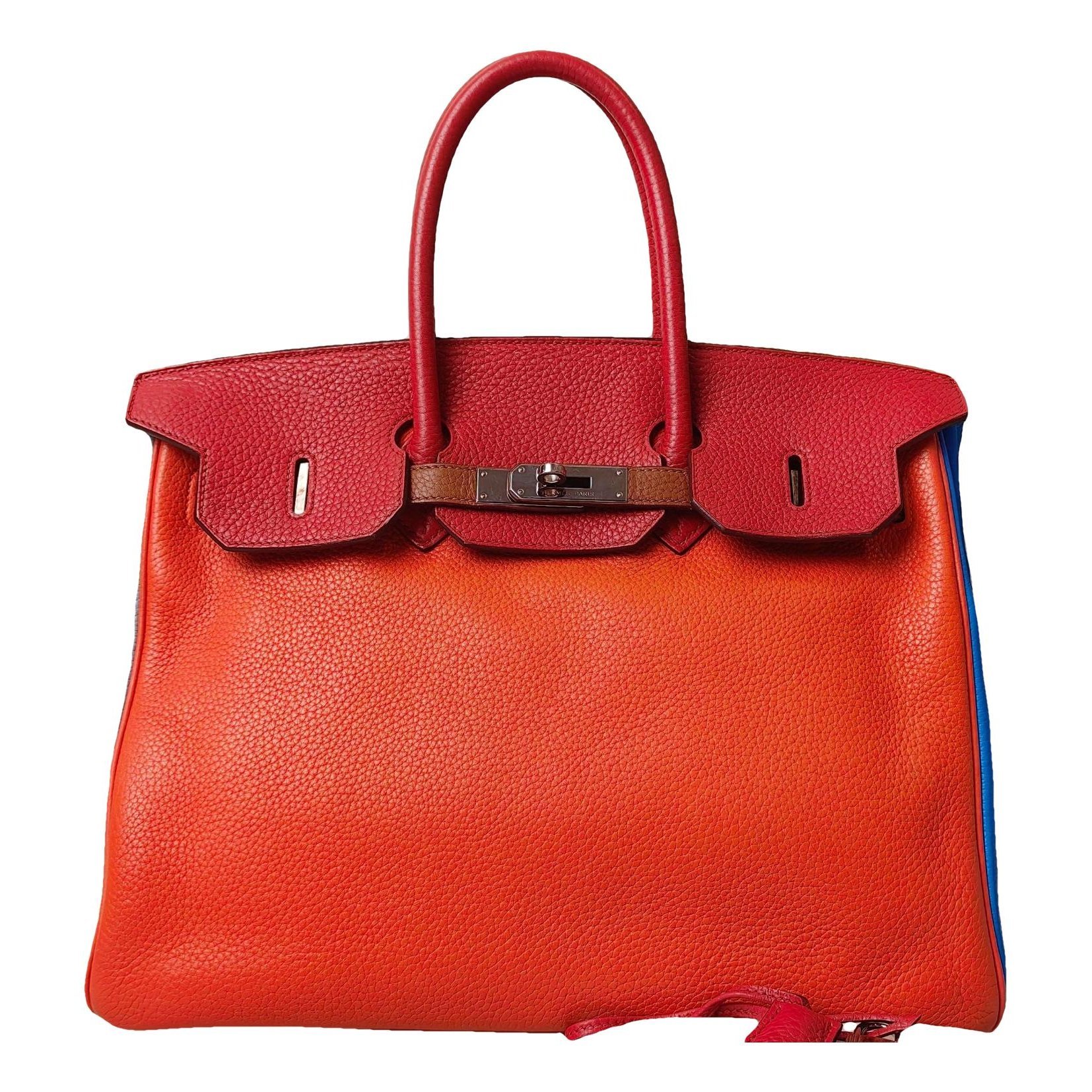 Birkin 35 leather handbag