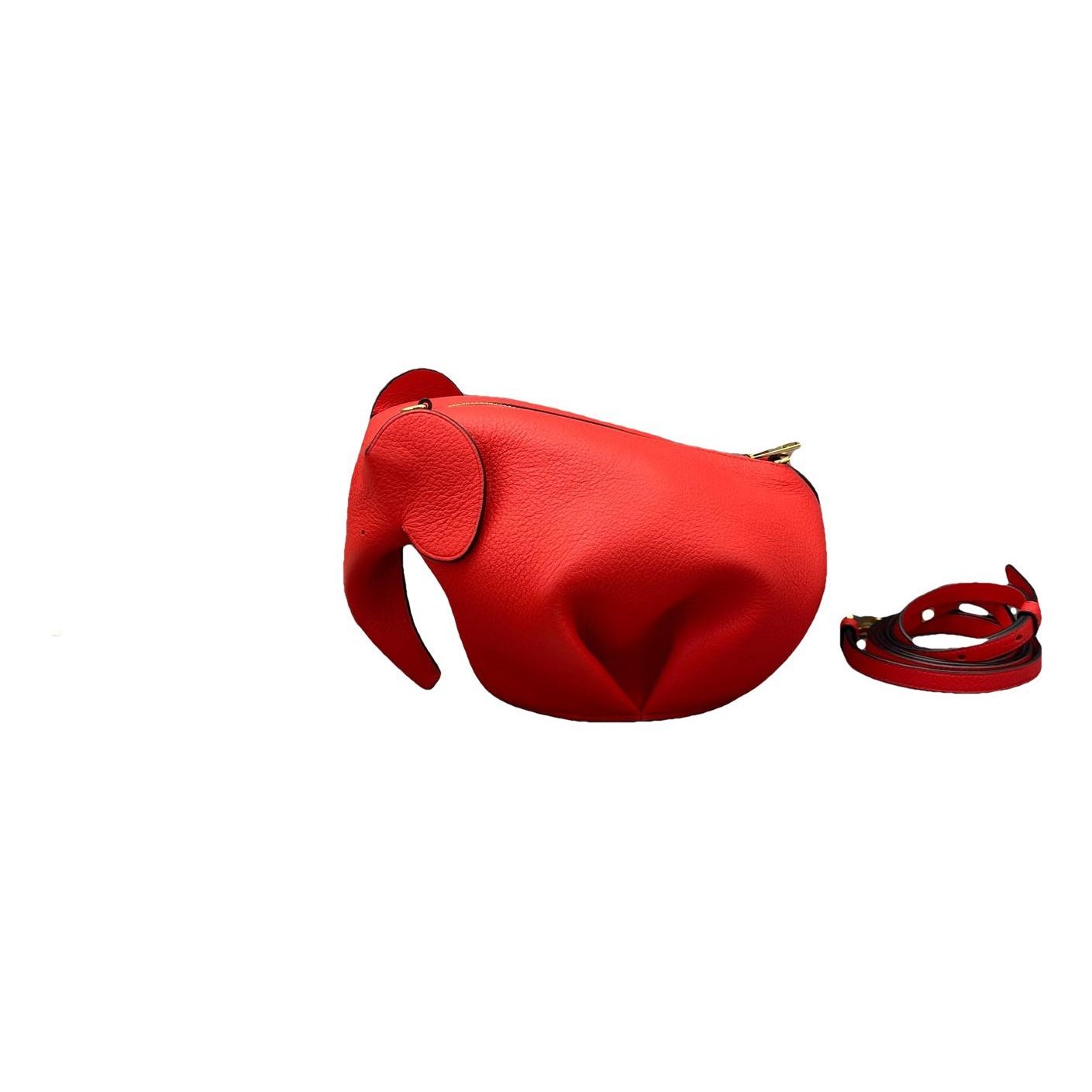 Animals leather handbag