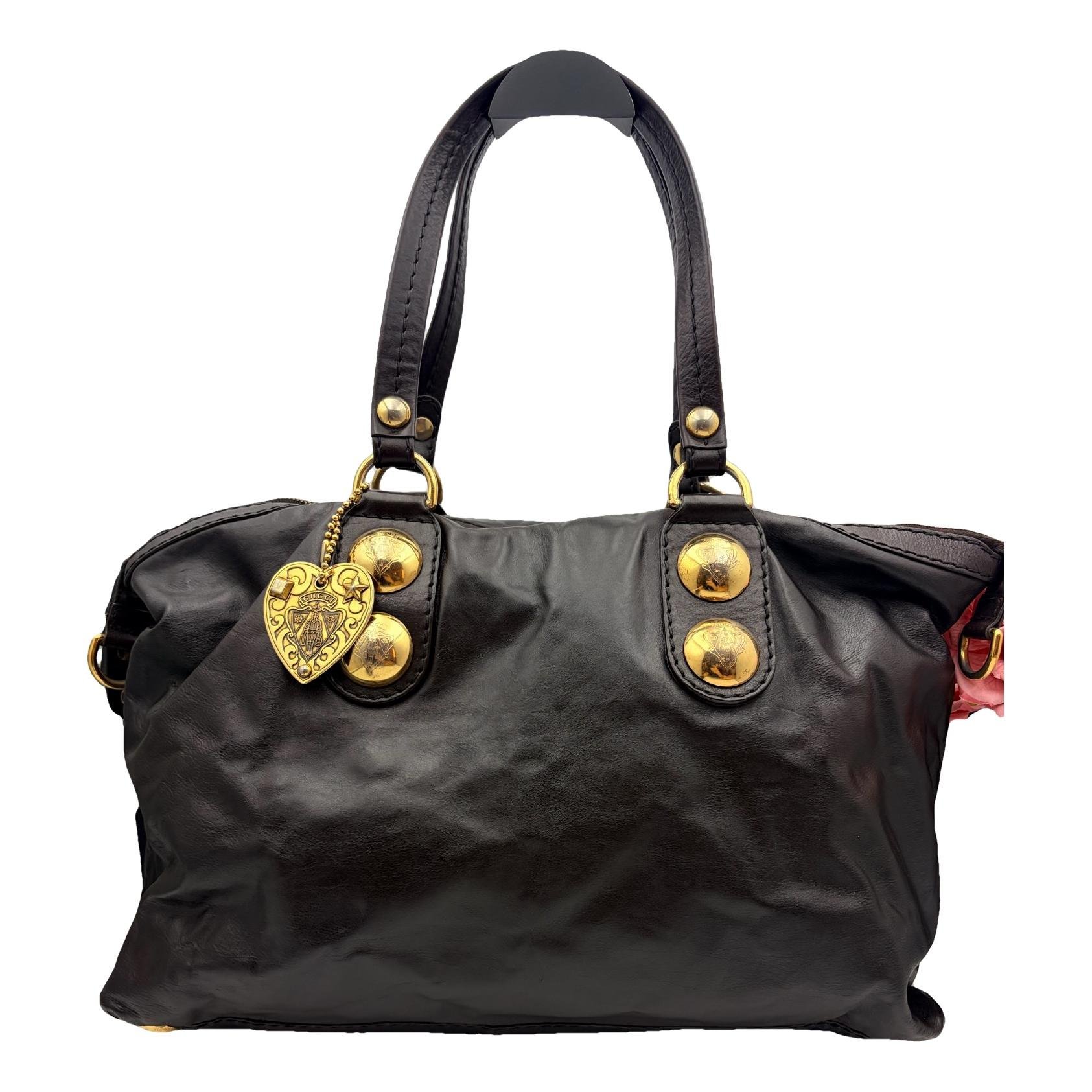 Leather handbag