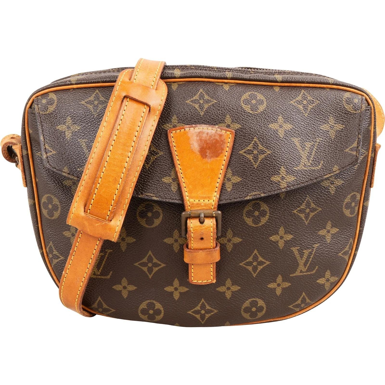 Jeune fille leather crossbody bag