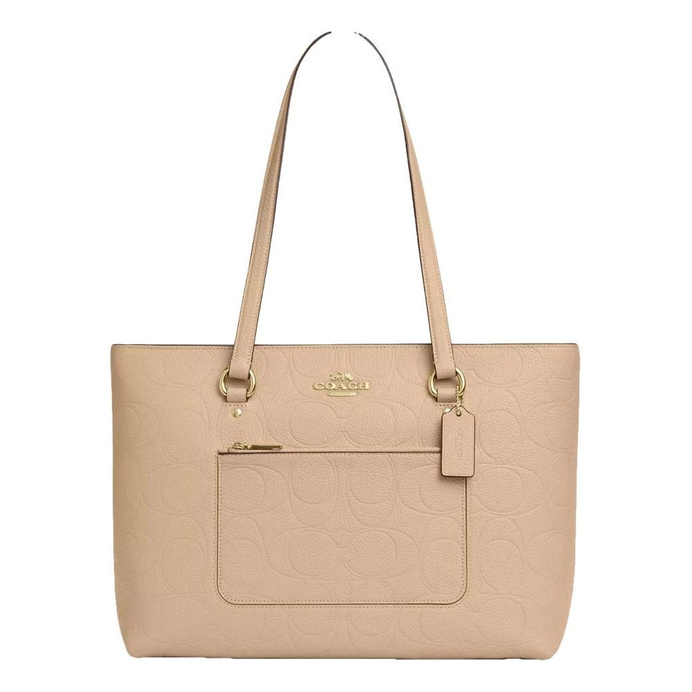 Leather tote