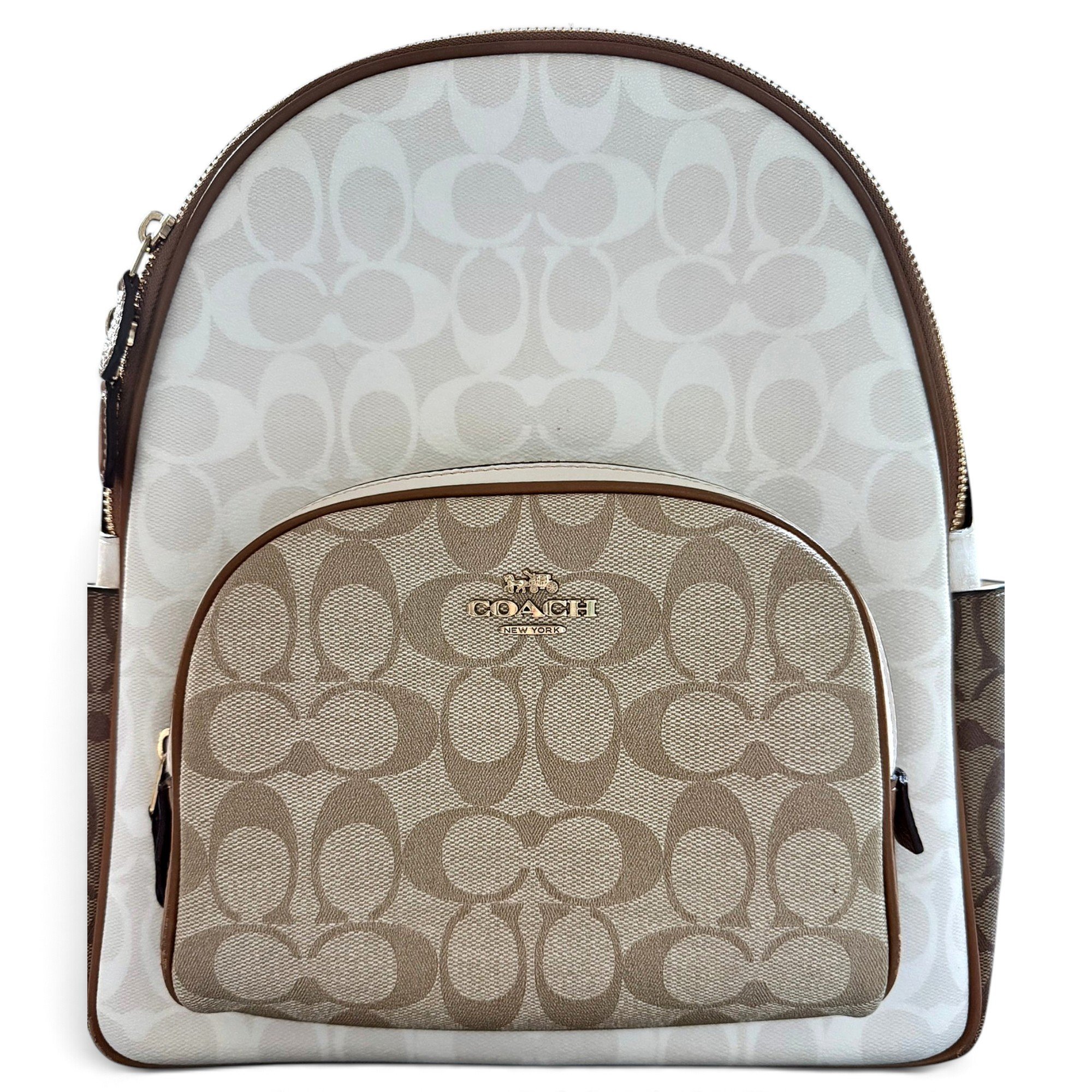 Campus leather backpack