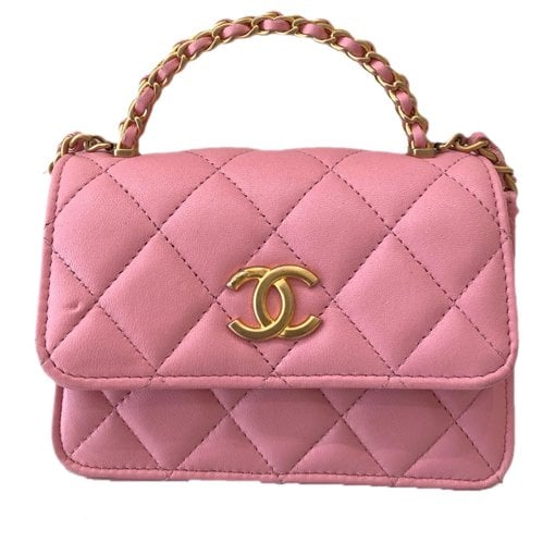 Coco Handle leather handbag