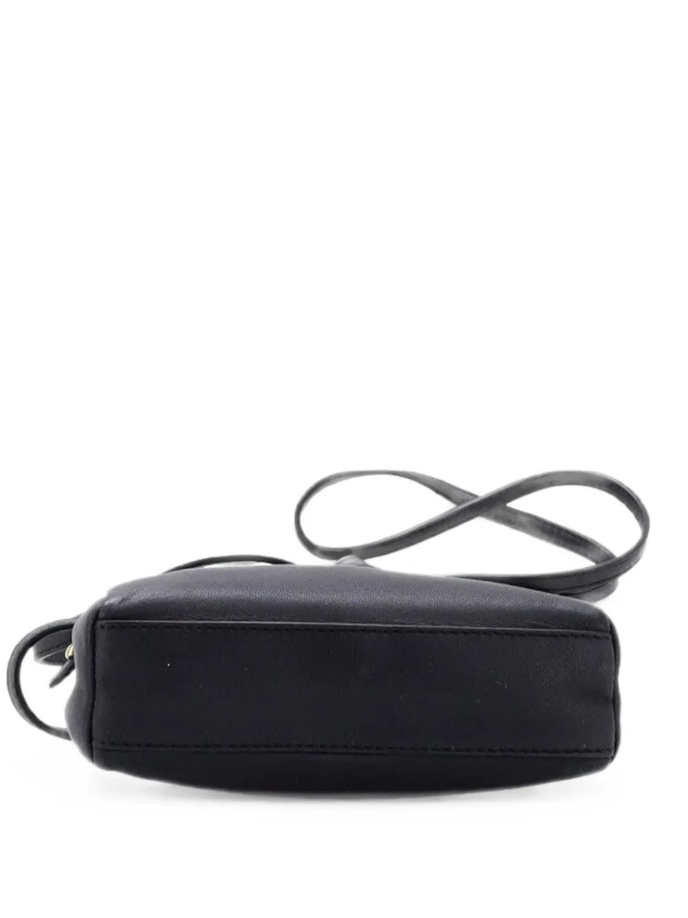 Peekaboo Bag Leather Micro crossbody bag