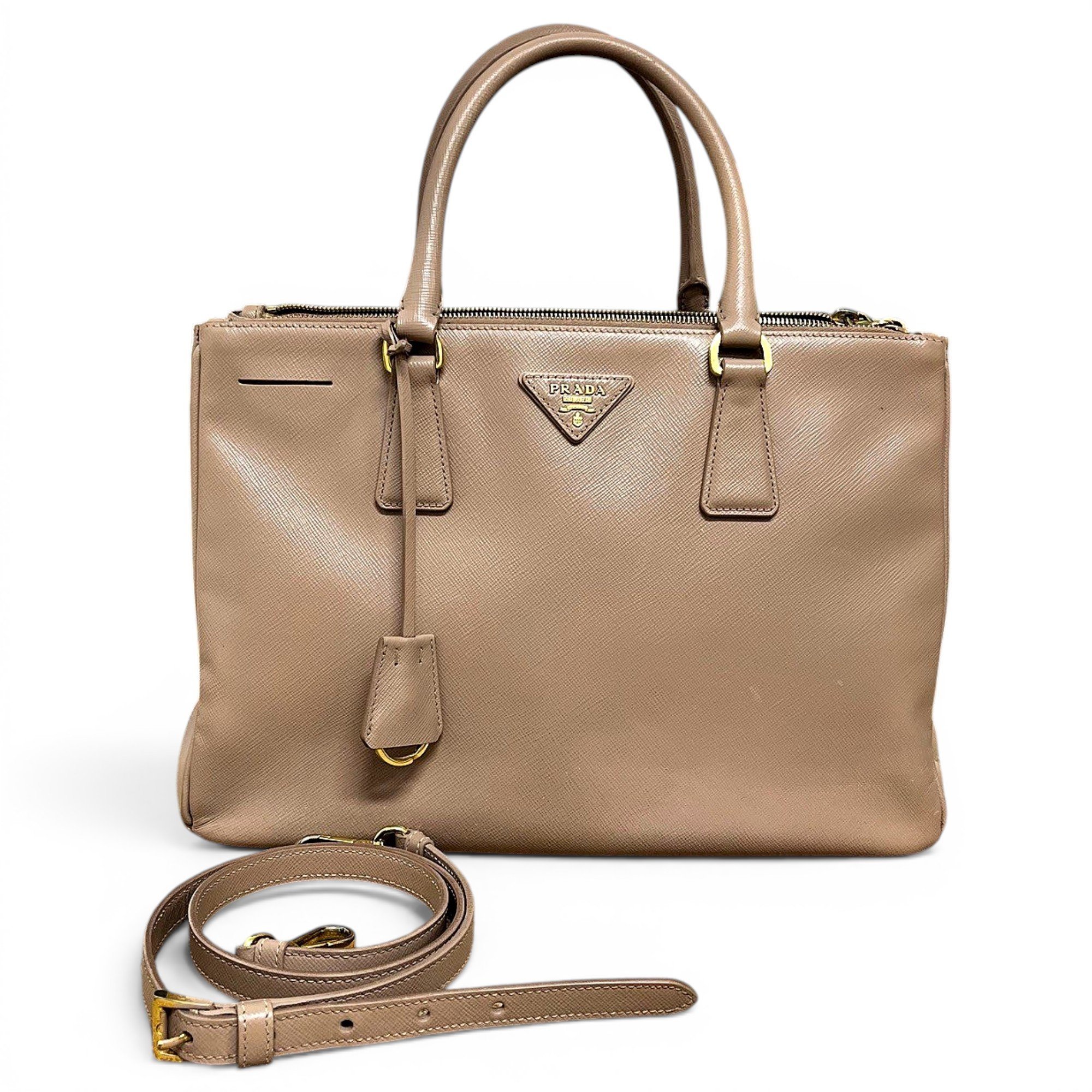 Galleria leather handbag