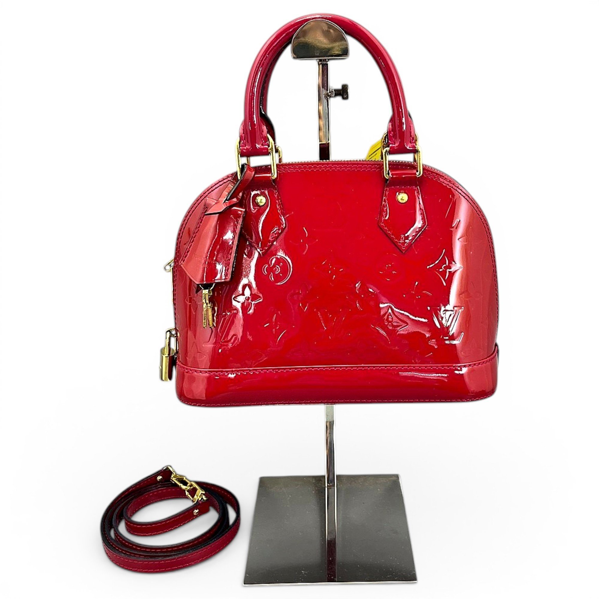 Alma BB patent leather handbag