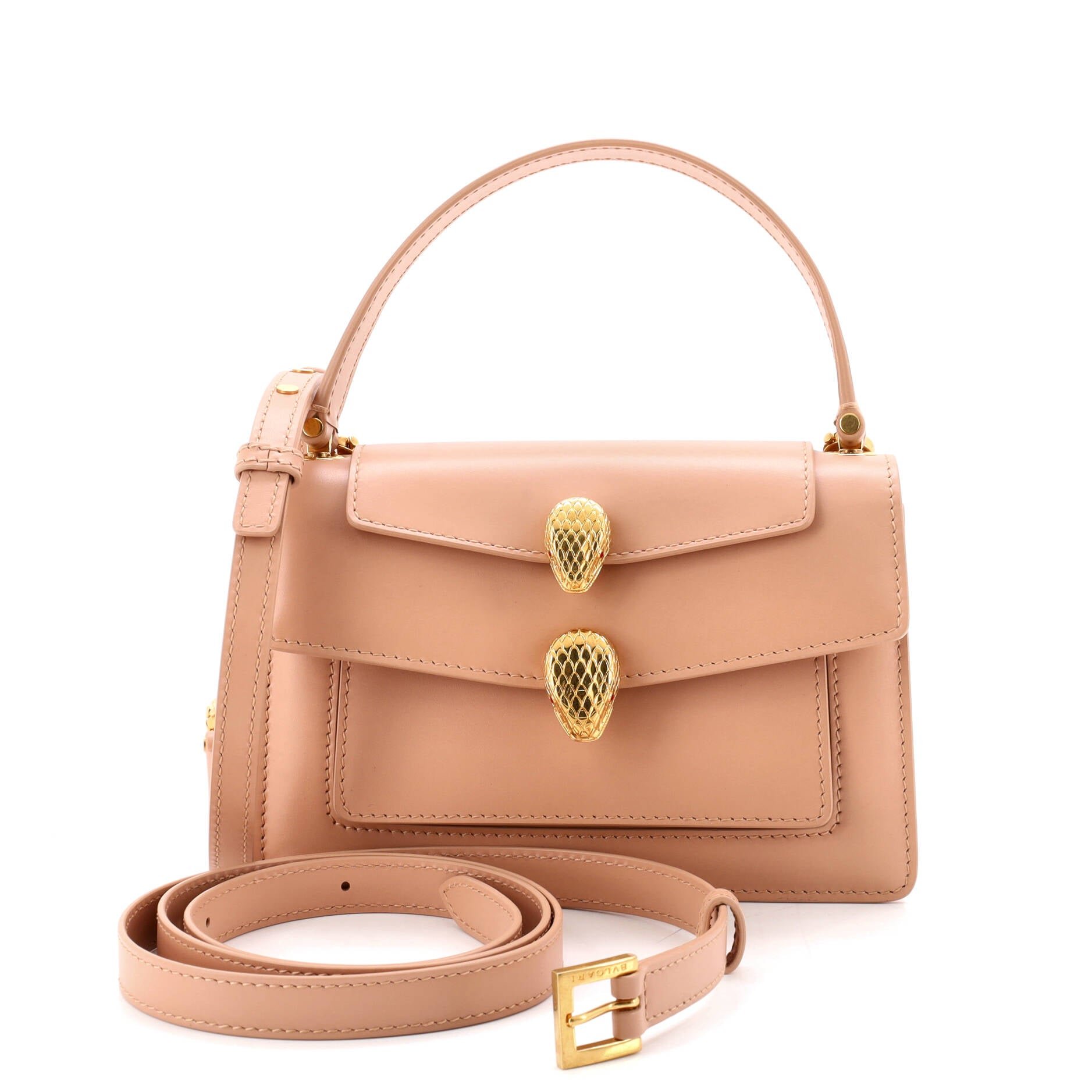 Alexander Wang Serpenti Forever Top Handle Shoulder Bag Leather Small