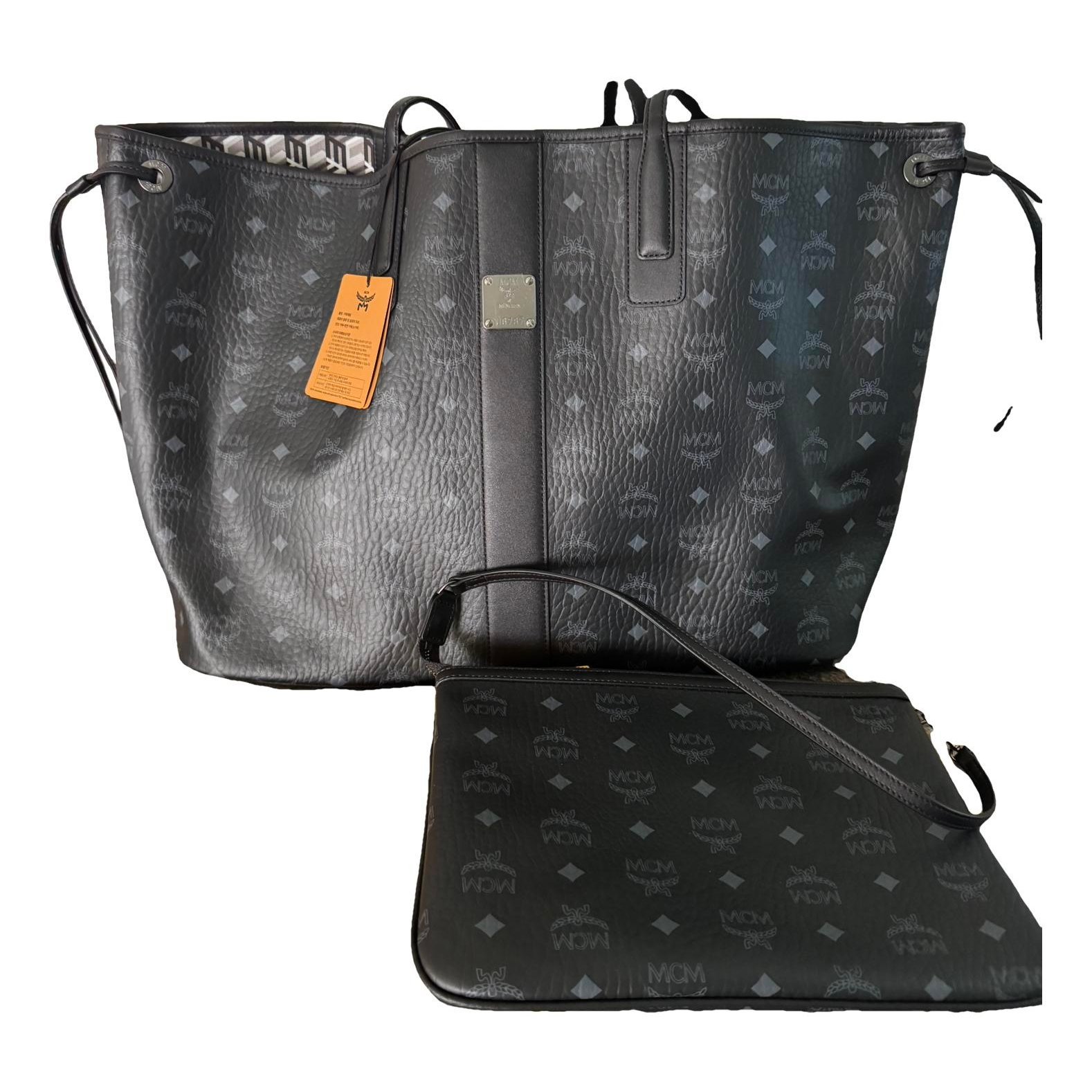 Leather tote